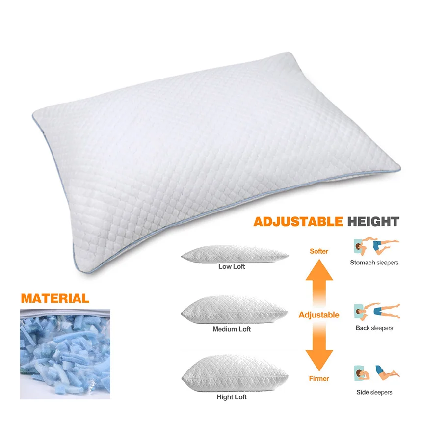 Best healthy neck care bamboo memory foam pillows