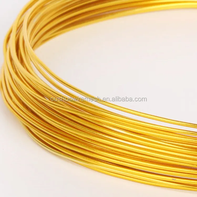 Popular green color aluminum jewelry wire handmade craft wire