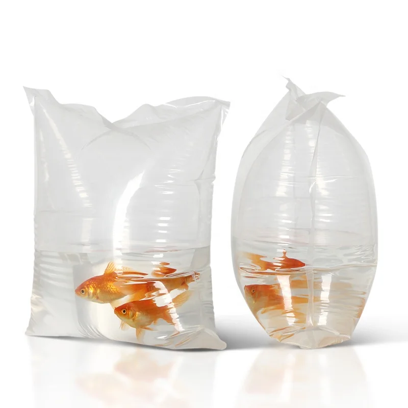 In Stock Portable Oxygen Fish Shipping Bags Inflatable Packaging For Live Aquarium Fish Transporting