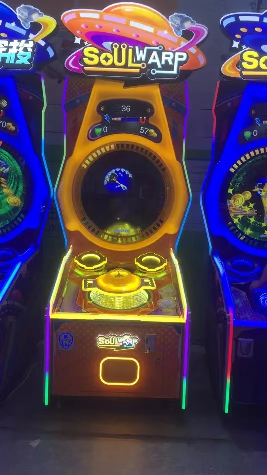 New games coin coperated arcade redemption lottery ticket soul warp round video game machine