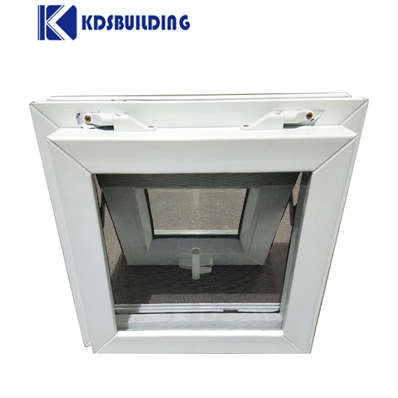 Kdsbuilding Reflective Gas Strut Spring 2 Pane Commercial Fixed Large UPVC Awning Windows Australia White for Comfort Room