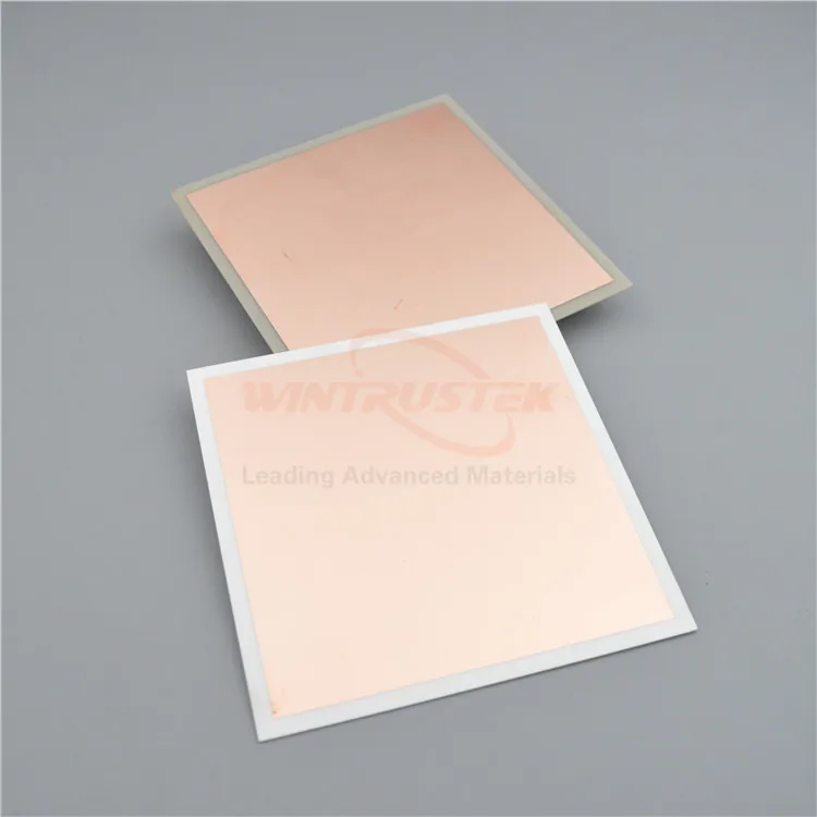DBC Direct Bonded Copper Substrate Alumina Metallized Ceramic Plate