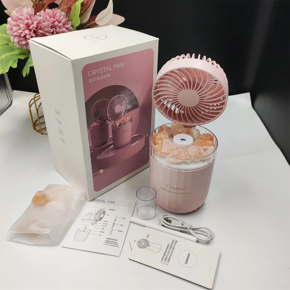 WMK Colorful Led Light Portable Humidificador 300Ml Usb Smart Cool Mist Wood Grain Air Humidifier For Bedroom