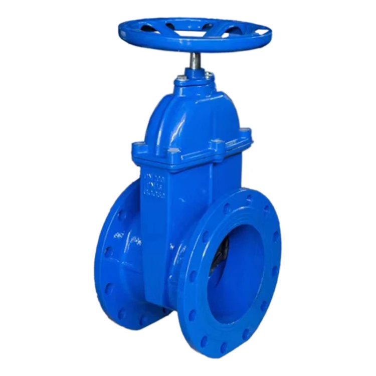 DIN3352 DN150 DN200 PN10 PN16 F4 ковкий чугун с мягким уплотнением запорный клапан