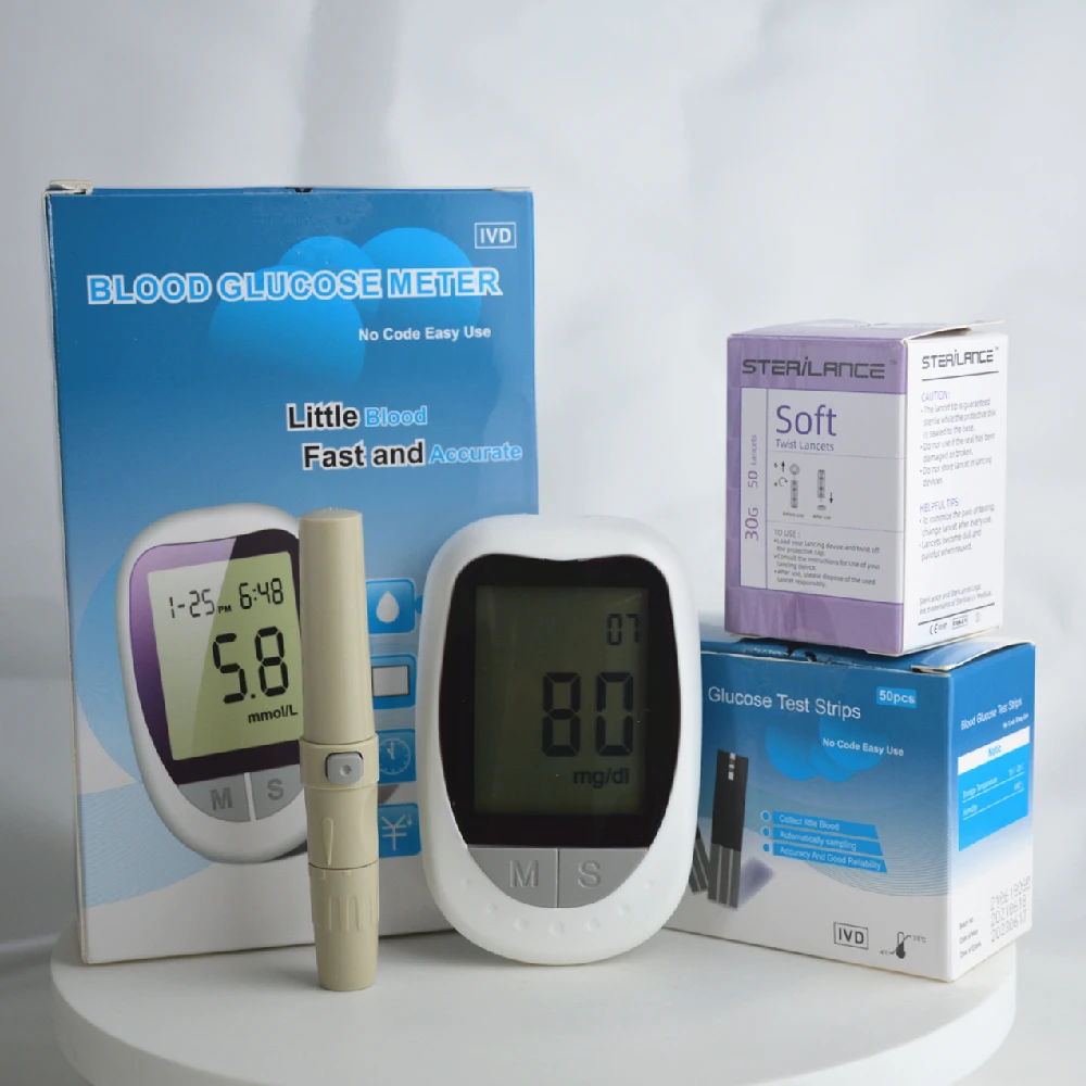 Smart Blood Glucose Monitor Ketones Sugar Test Strips Machine Blood Sugar Monitor
