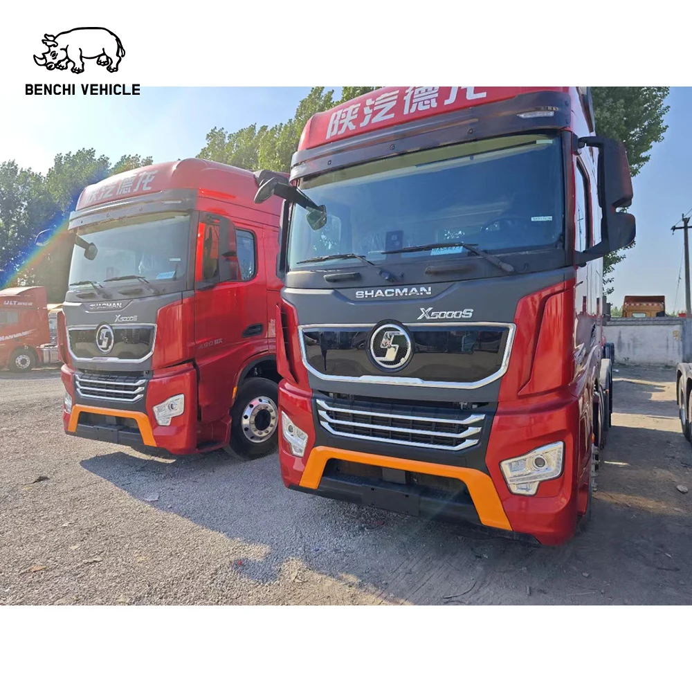 Новый 2022 SHACMAN X5000S 6x4 10 колес Cummins 490hp автоматическая коробка передач тягач