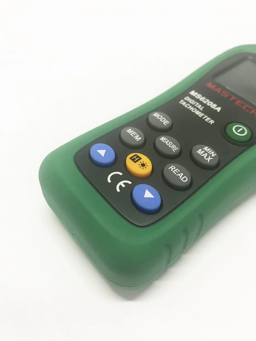  MASTECH MS6208A ЖК-дисплей контактный цифровой тахометр RPM метр с подсветкой и вращением