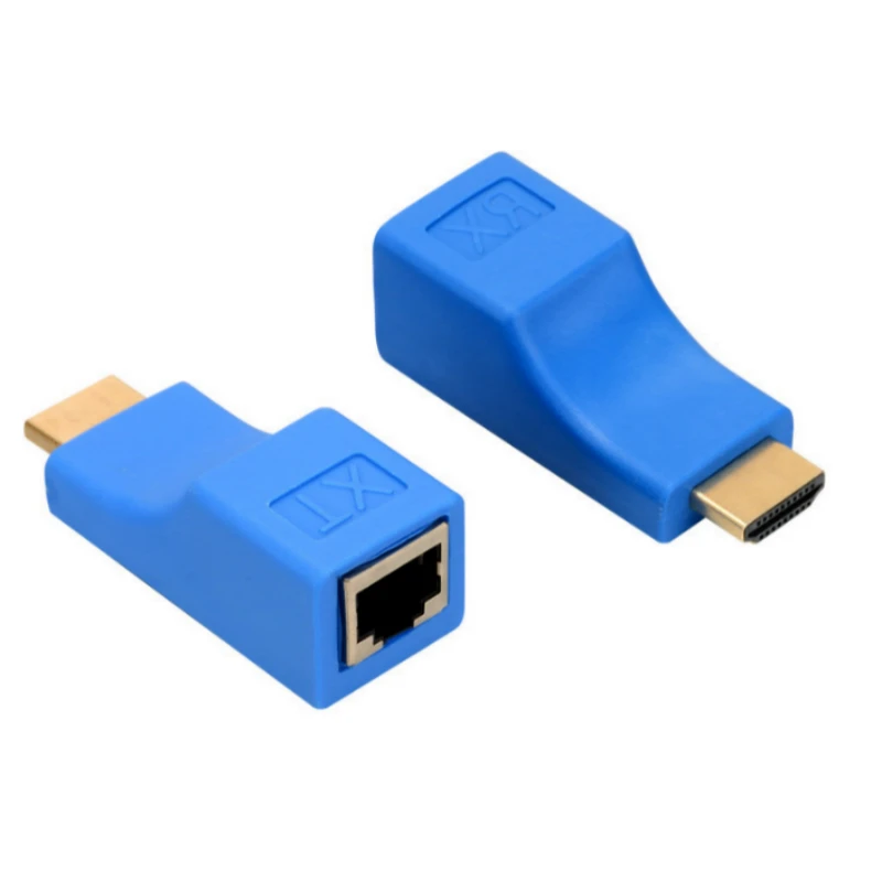 4K HD-совместимый удлинитель до 30 м RJ45 более CAT5e Cat6 сеть Ethernet LAN для HDTV HDPC DVD PS3