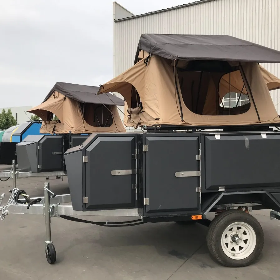 Folding Travel Trailer Manufacture Off-road Camper Trailer With shower