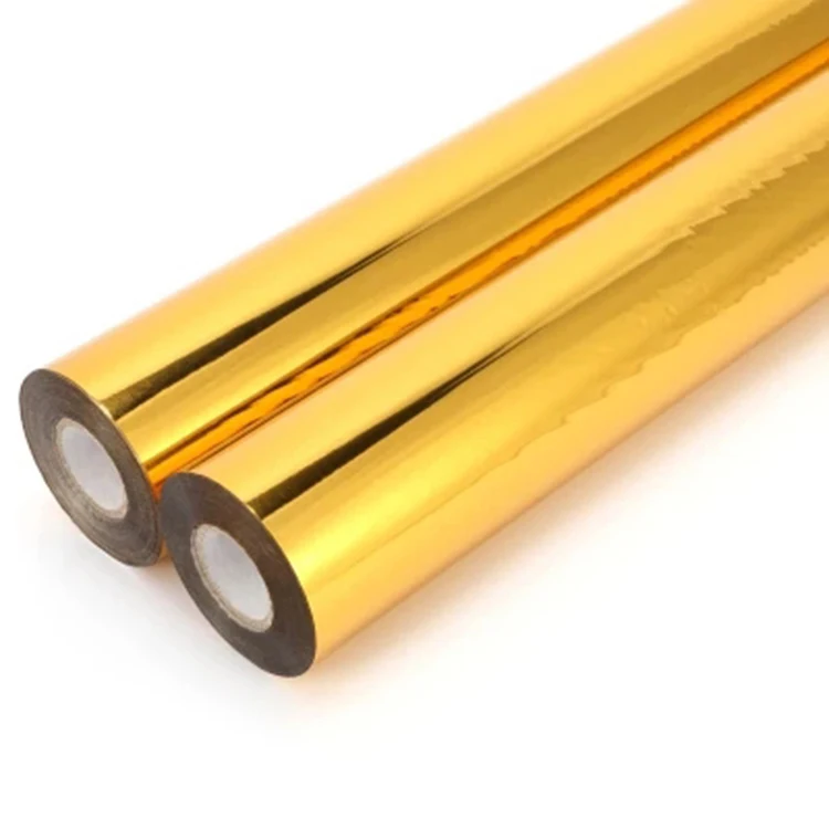 Heat Transfer Leather Fabric Garment Textile Multi Color Gold Rose Hot Stamping Foil