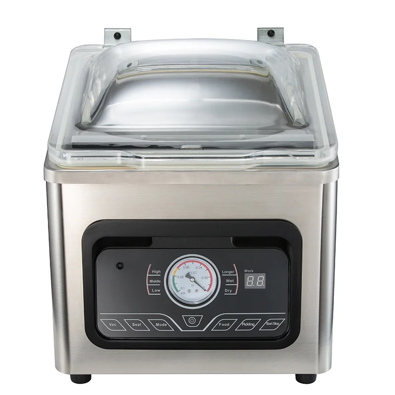 Emiliya automatic food vacuum sealer stainless steel multifunctional commercial vacuum sealer suitable for clear food bags