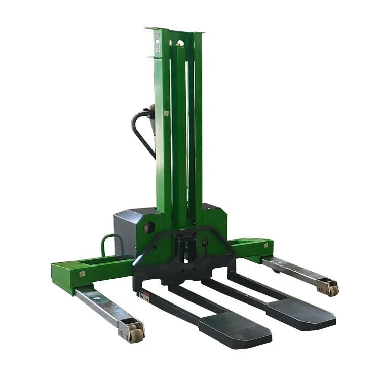 Self Lifting Customized Color Straddle Leg Self Loading Stackers For Van/Truck/Container