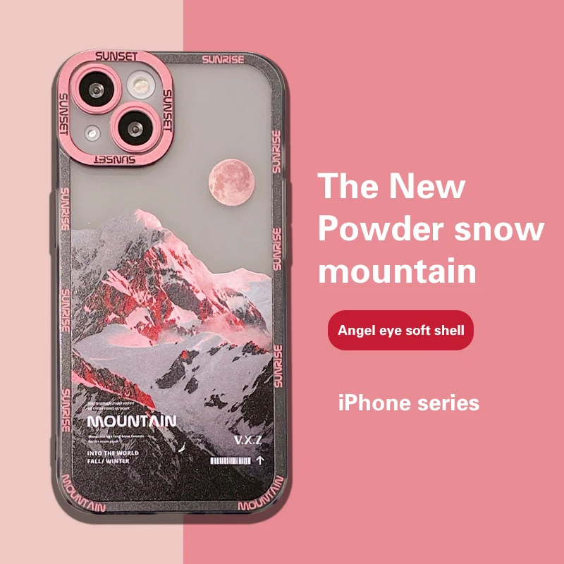 Hot sale phone case Angel eye case for iphone 11 12 13 Rizhao Jinshan illustration Cover 13 pro max  soft phone case shell