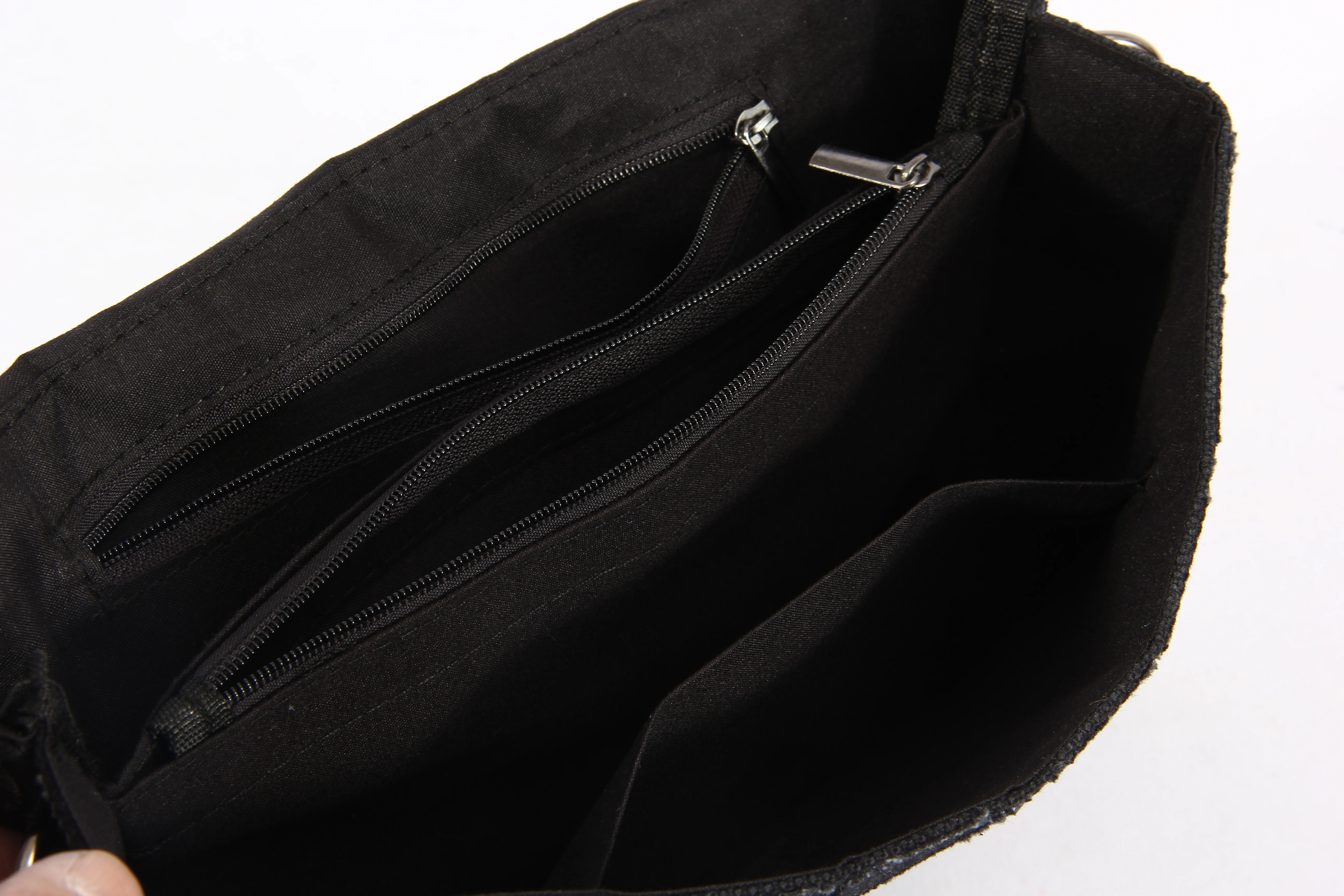 Geometric Denim Envelope Bag Denim Fabric Clutch Bag Cowboy Cloth Message Bag Jeans Fabric Wallets