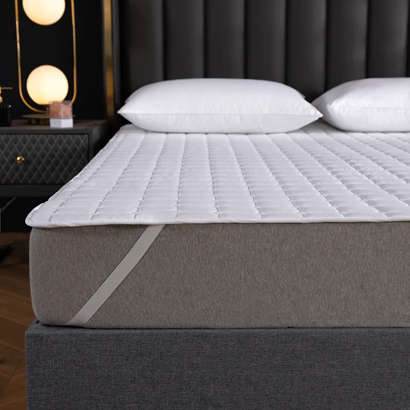 Индивидуальный утолщенный стеганый чехол для кровати однотонный матрас защитный шлифовальный взрослых домашнего использования