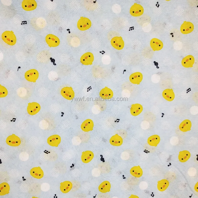 Cheap wholesale 100% polypropylene  printed nonwoven cloth