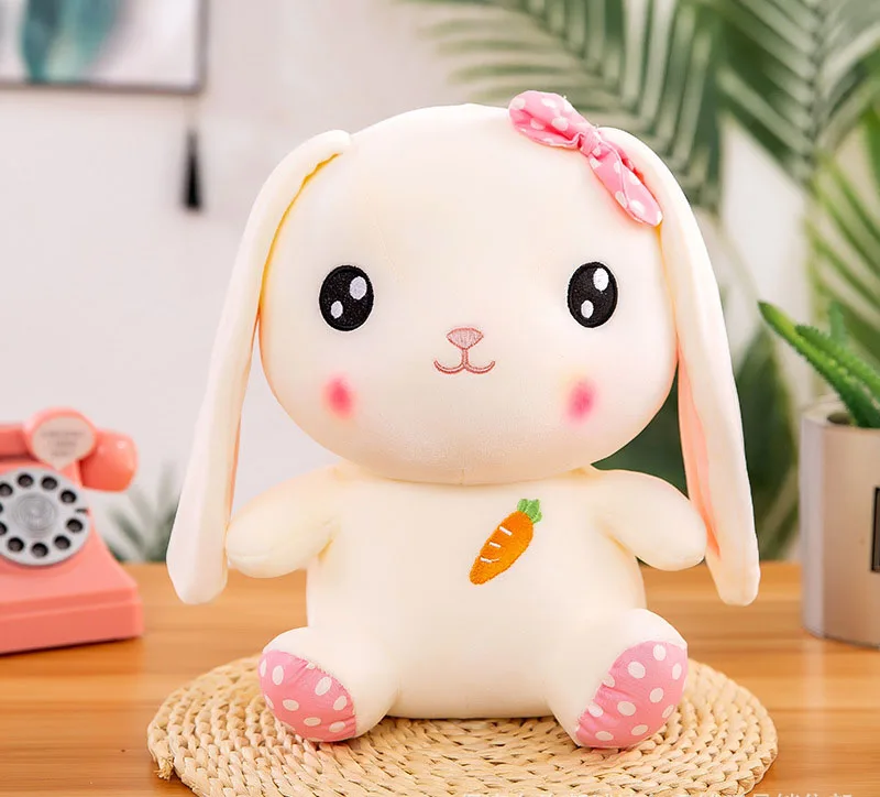 2021 новый креативный Белый Кролик плюшевая игрушка кролик кукла детская подушка девочка подарок на день рождения для