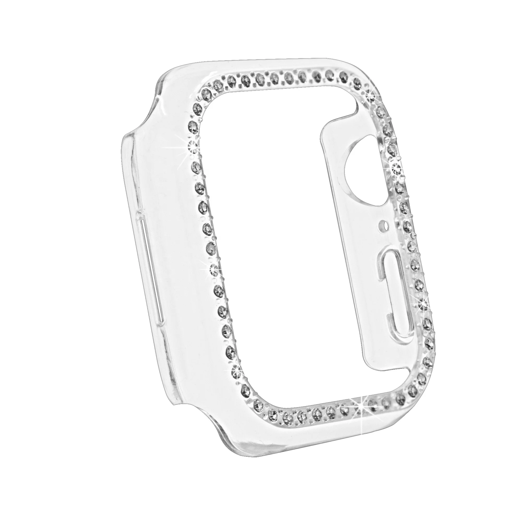 Trendybay Лидер продаж Bling Прозрачный поликарбонатный чехол для Apple Watch серии 7 Чехол мобильного телефона Applewatch 41 мм