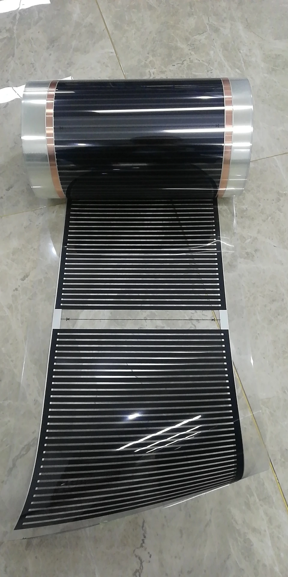 12 В 24 в 110 В 220 в 240 в термостат Графеновый Дальний инфракрасный низкое напряжение электрическая пленка для подогрева пола для системы отопления пола