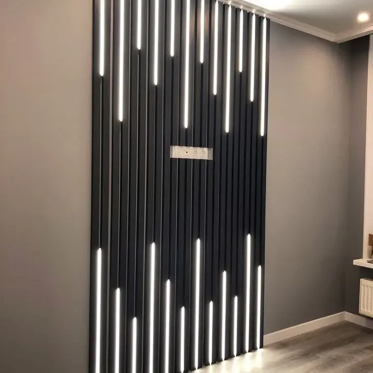Soundproofing Wooden Panel Decorative Led Light Sound Absorbing Wall Panels for Music Studio Walls
