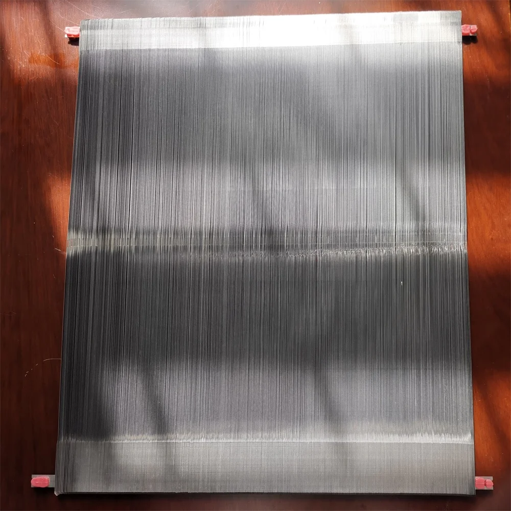 Excellent quality professional needle loom flat steel knitting wire heald wire