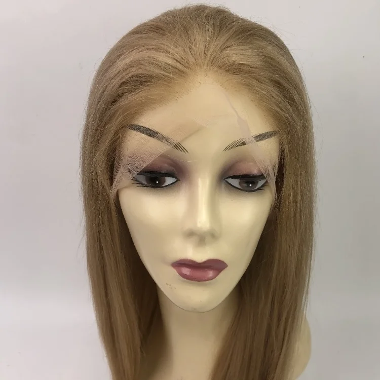 Эмеда предварительно выщипанные волосы без клея full HD кружевные парики медовая блондинка #27 парик для женщин