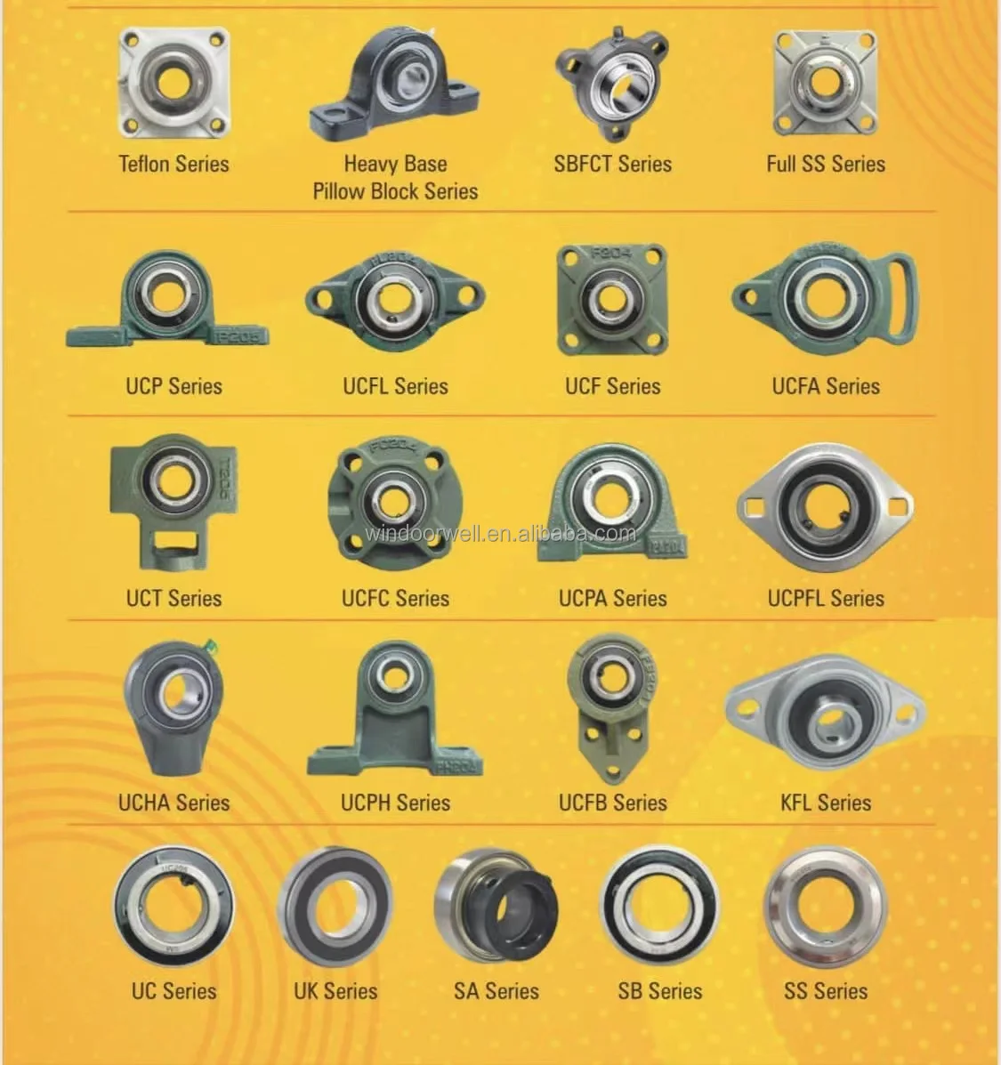 Ball Bearing UCF205 UCF206 UCF207 UCF208 UCF209 UCF210