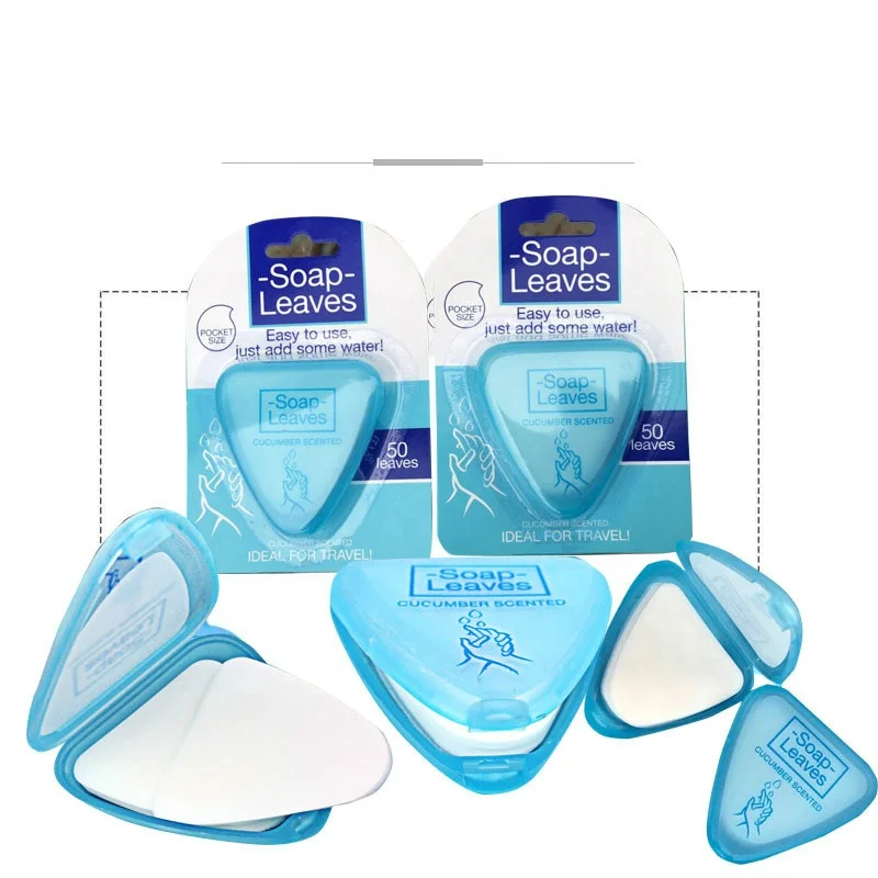 Plant essence soap leaf aroma essential oil Hand clean paper soap