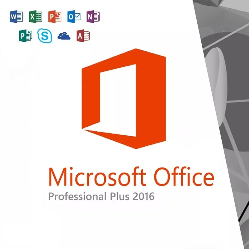 Office 2016 Professional Plus для лицензионного ключа Windows 100% онлайн