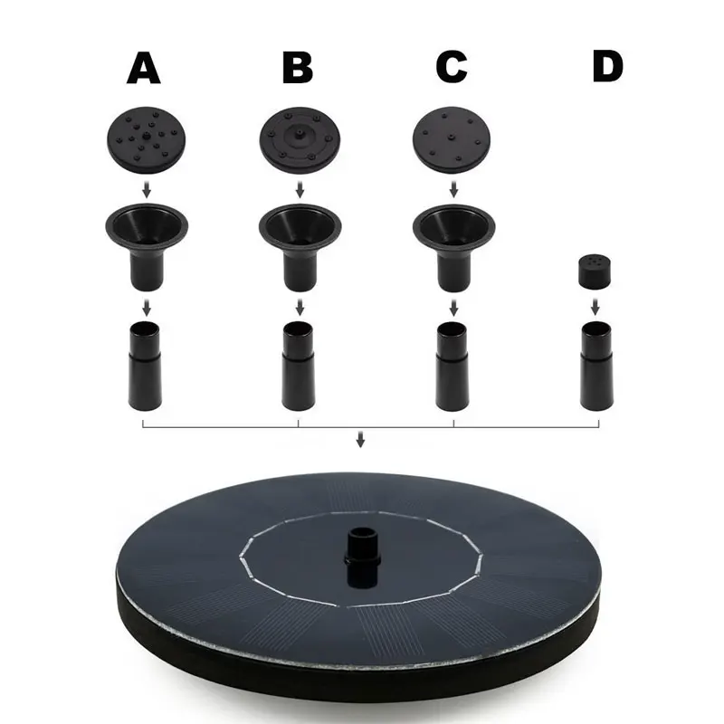 The latest garden ornament sump pump Water Fountain Pump Floating Garden Sprinklers