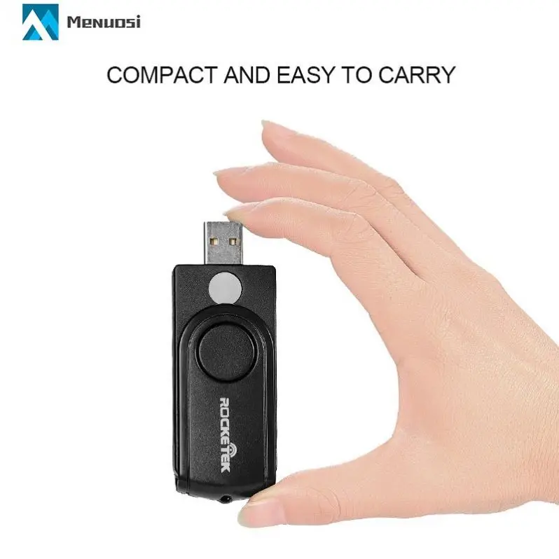 Rocketek SIM card reader multifunction USB chip EMV smart card reader