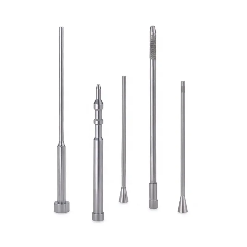 factory promotional high quality long life conical head  carbide roll pin punch die and bushing piercing tools punch mold