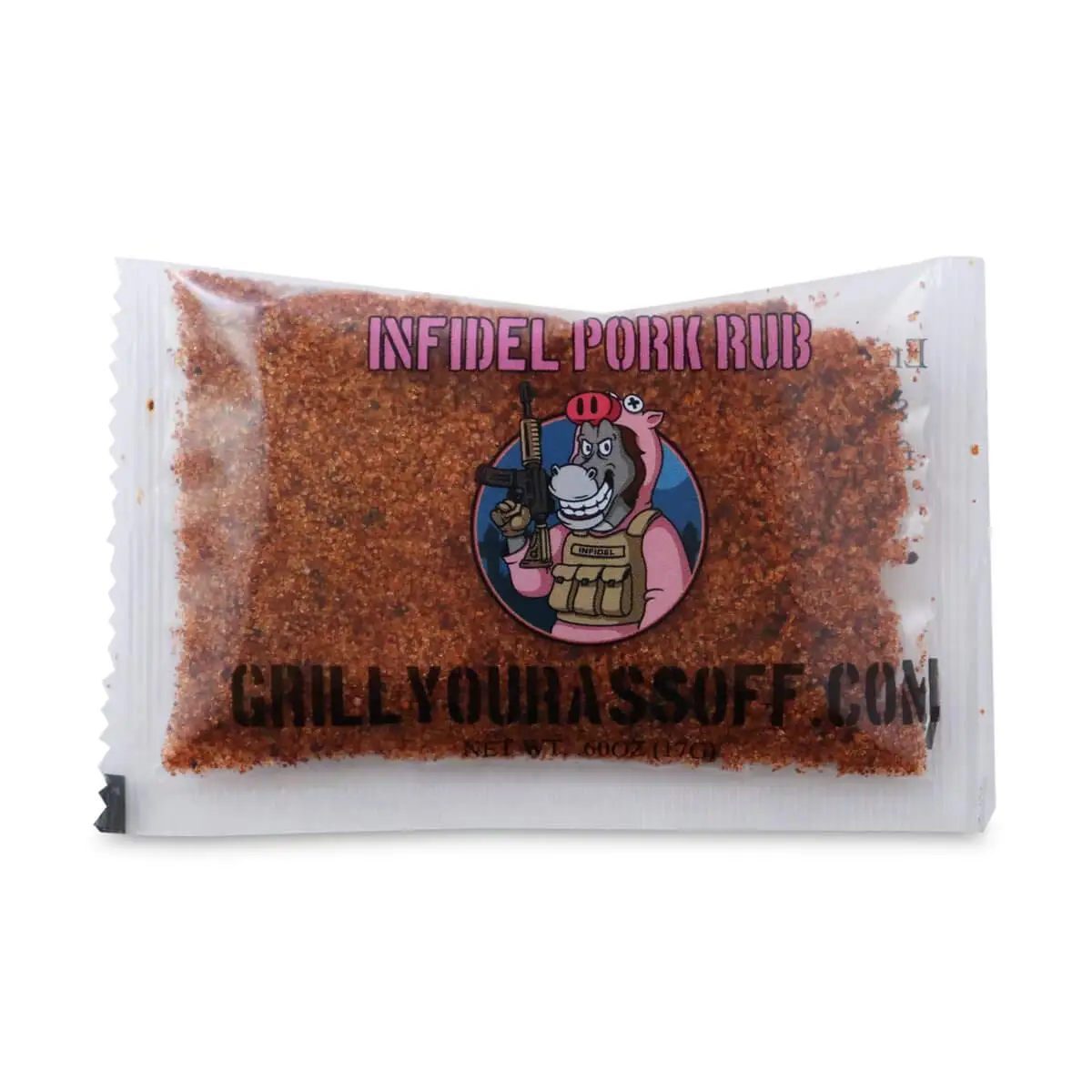 Guangdong Factory Custom Printing 5g Plastic Transparent Small Pillow Bag BBQ Seasoning Spice Packing Bag