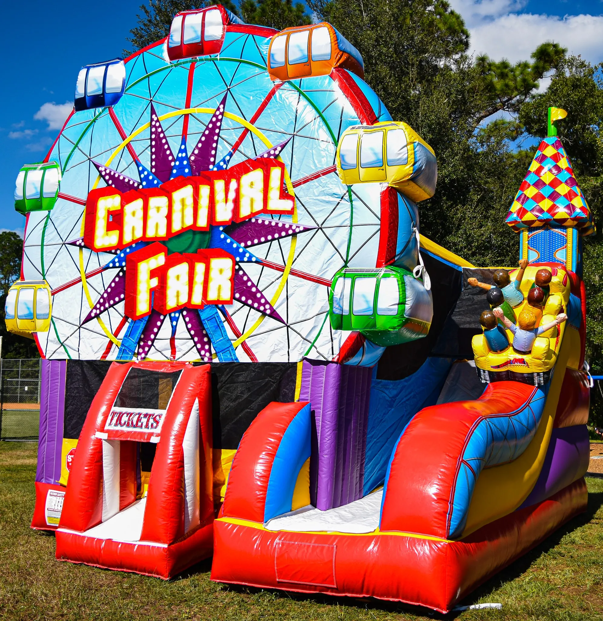 Надувной домик для прыжков коммерческий moonwalk колесо обозрения комбинированный надувной замок батут