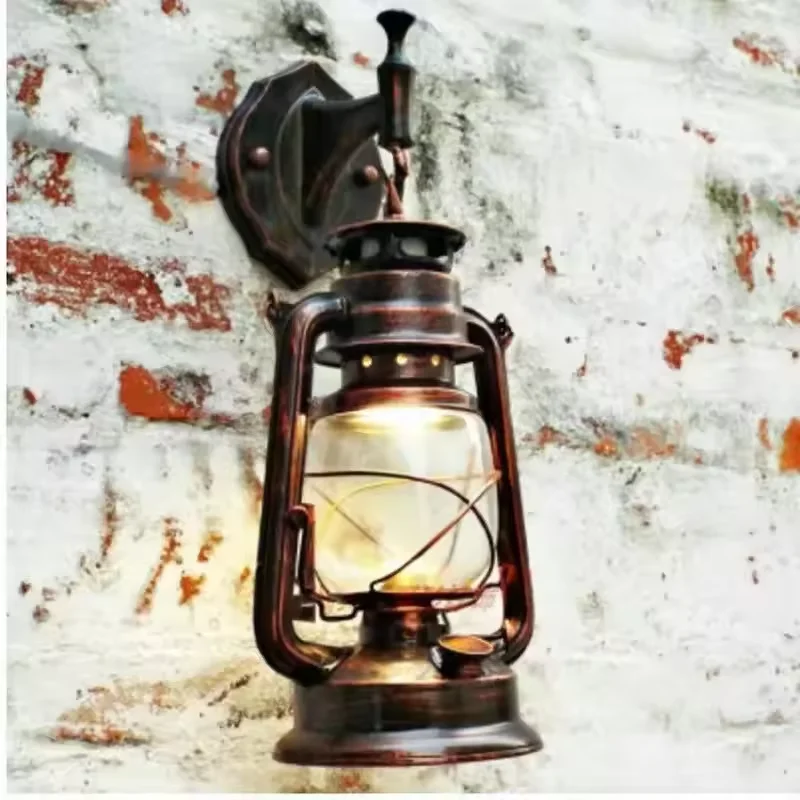 Retro Vintage Wall Sconce Home Decorative Night Light Industrial Simple E27 Iron Art Wall Light For Hotel Living Room Bedside