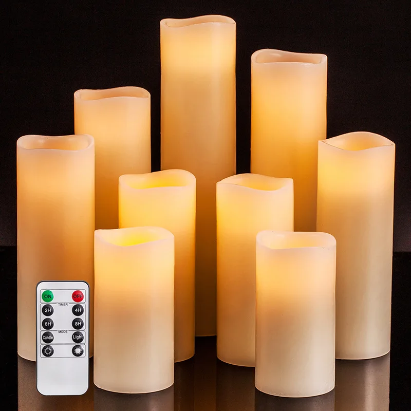 Flameless Flickering LED Candle Lights for Christmas Wedding Home Decoration Candles