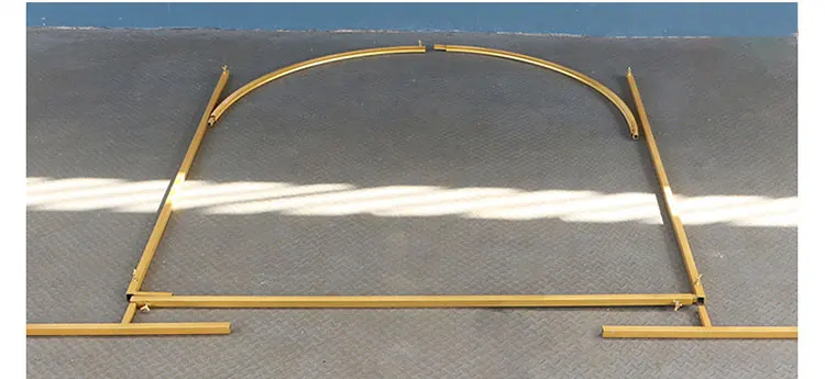 3 Pcs/Set Outdoor Wedding Arch Props Wrought Iron Geometric Irregular Flower Stand Party Birthday Backdrop Balloon Decor Shelf