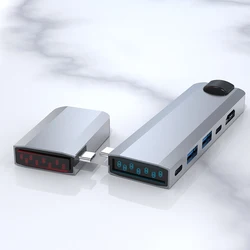 9 in 1 USB C Hub Adapter Type-c to 4K HDM-Coompatible VGA PD SD TF Card Reader Mulit USB 3.0 Hub Splitter For Macbook Dell