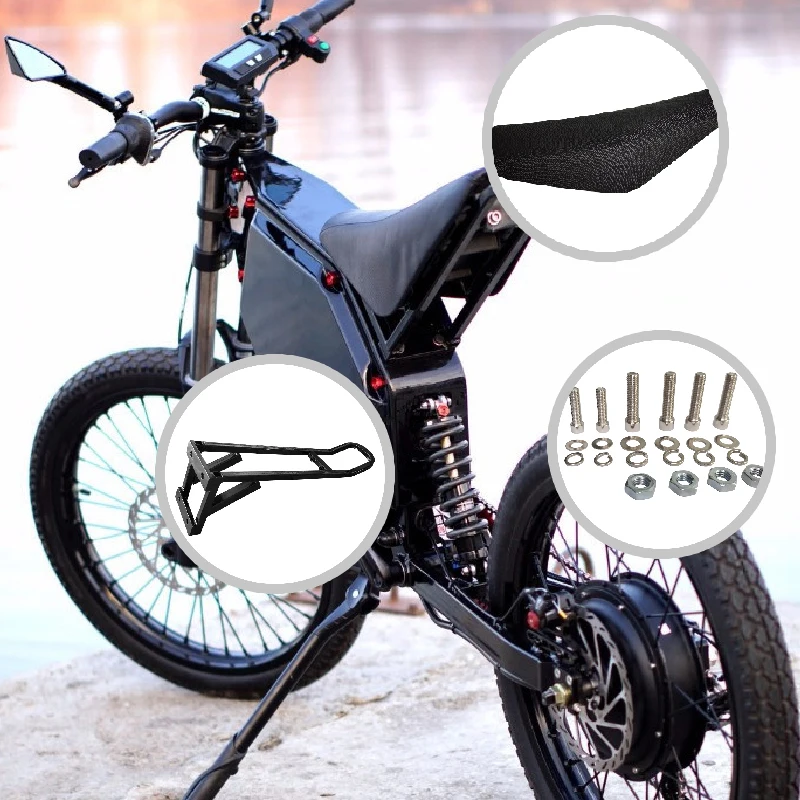 New model 5000w 8000w Enduro Bike Motorcycle seat with black color Motorcycle seat cover mesh online from supplier