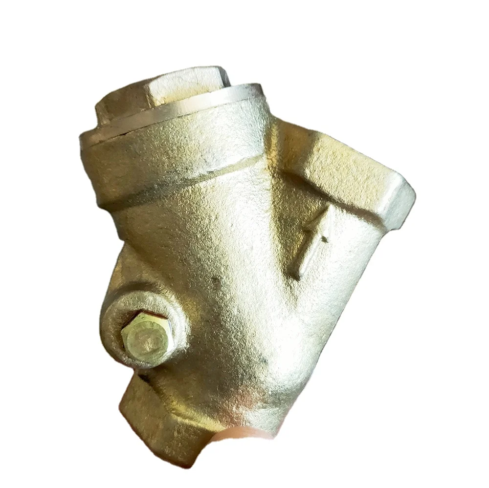 Fire Protection Gate Pressure Brass Swing Check Valves Industrial Globe Valves with High Temperature Resistance  Washer Inside