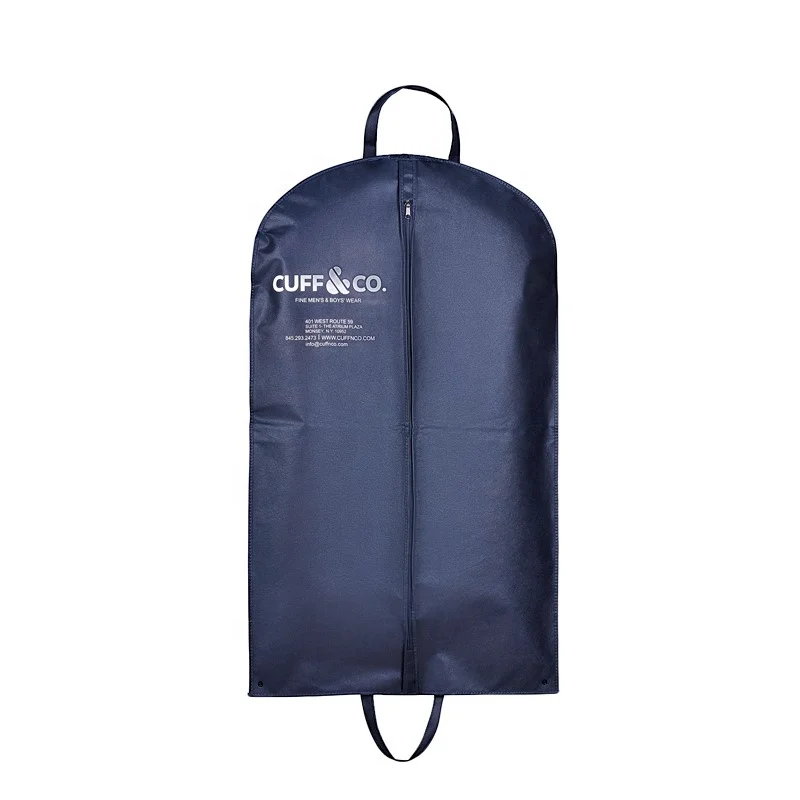 Пылезащитный дышащий нетканый чехол с логотипом на заказ, складной мешок для одежды