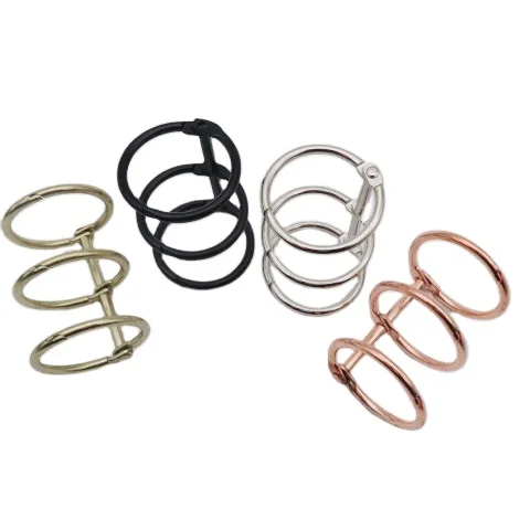 3-hole iron ring buckle photo album hoop three-ring three-hole desk calendar ring