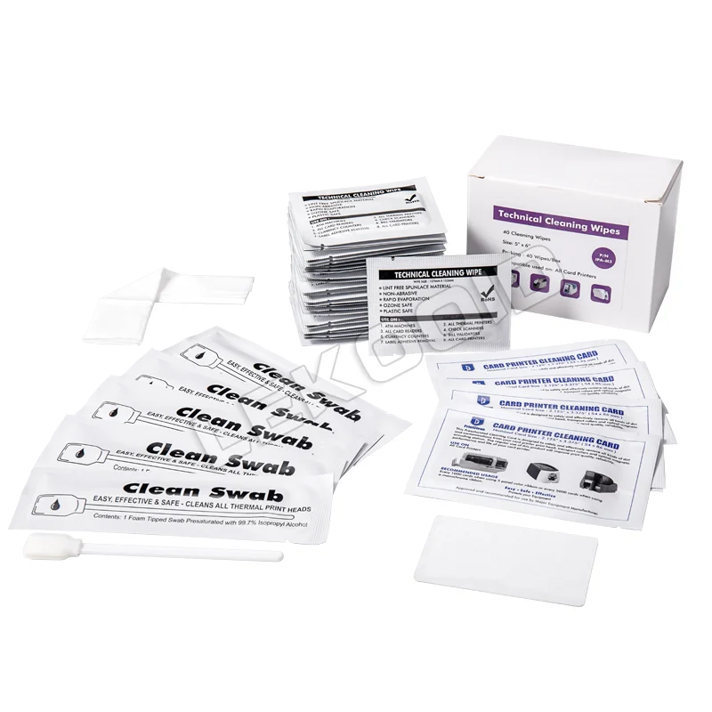 Совместимый Набор для очистки Evolis A5011 принтеров