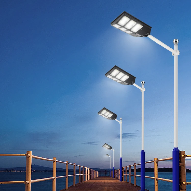 Highway Pathway 500w 800w 1000w 1200w Waterproof Ip66 Outdoor Led Integrate Road Lamp Solar Street Lights