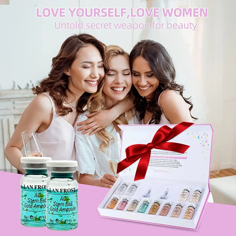 8ml Korean BB Cream skin Glow Lanfrost Dermawhite Ampoule Brightening Serum Whitening Acne Anti-Aging BB Foundation Cream EGF