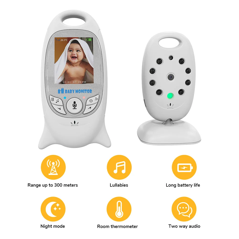2-дюймовый экран baby monitor беспроводной