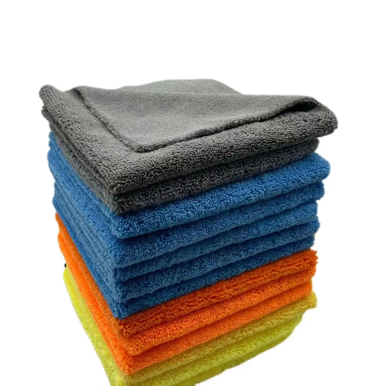 Micro Fiber Pile Auto Care Microfibre Detailing Microfiber Car Wash Cleaning Cloth large drying Towel for car Household Cleaning