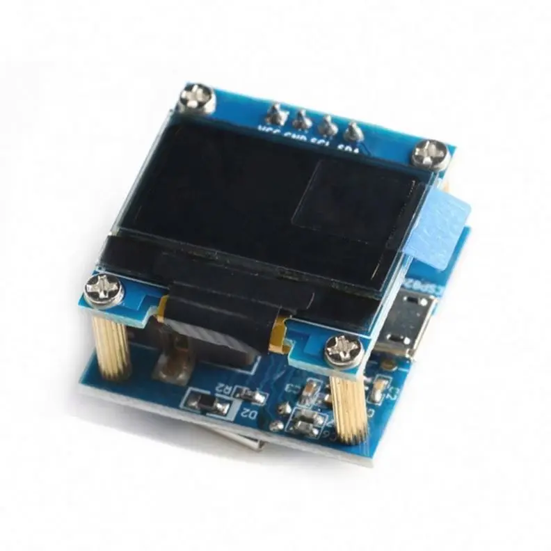 ESP12F 5V IIC I2C DIY Weather Forecast ESP-12F LCD Screen WiFi Clock Module 0.96 inch OLED Display Module ESP8266