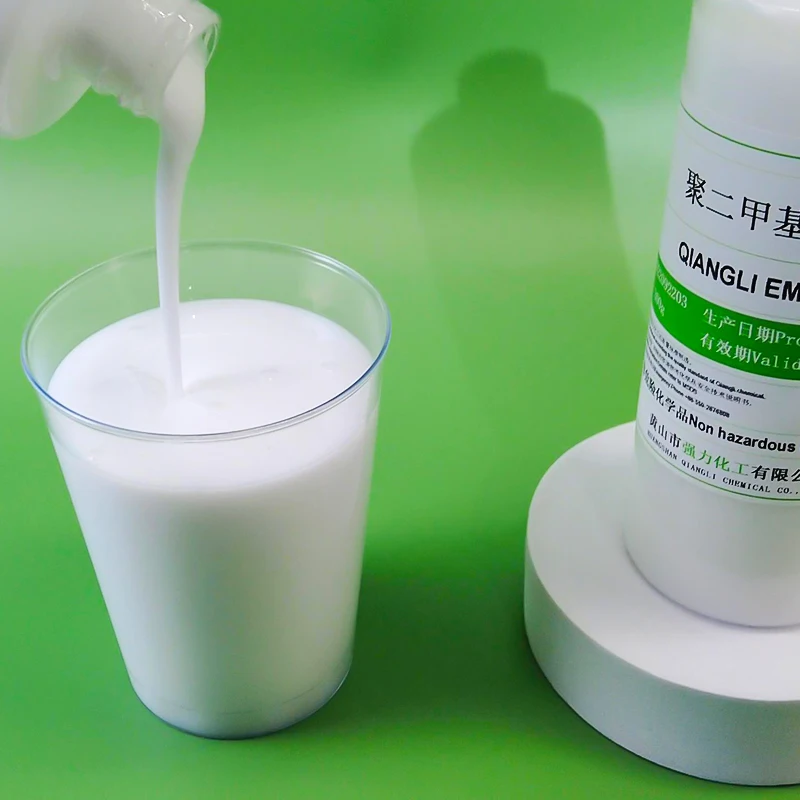 Silicone emulsion em2124 cost-effective silicone oil non-ionic polydimethylsiloxane emulsion with an active content of 35%
