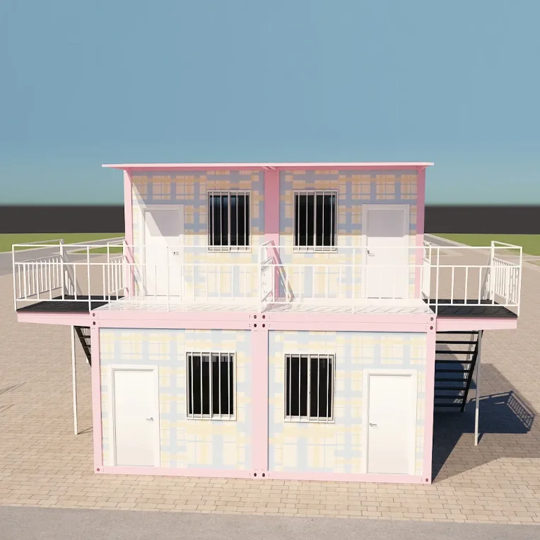 Luxury 40ft Modern Expandable Container House 20ft Living Space Three Bedrooms Fabricated Steel Hotels Bathroom Shop Office